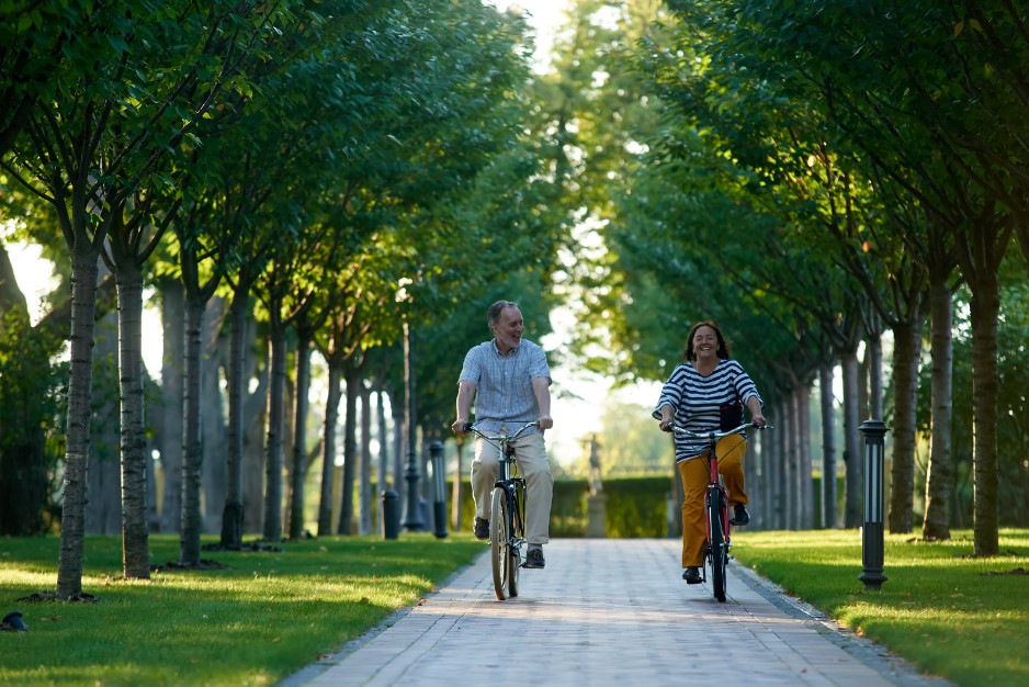 Cycling on a holiday