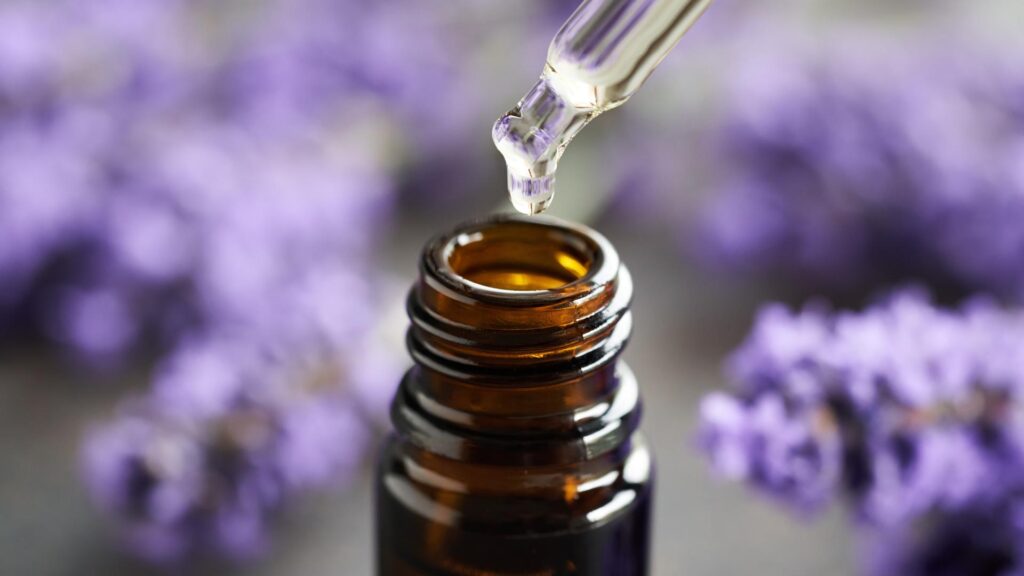 Organic essential oil from herbs